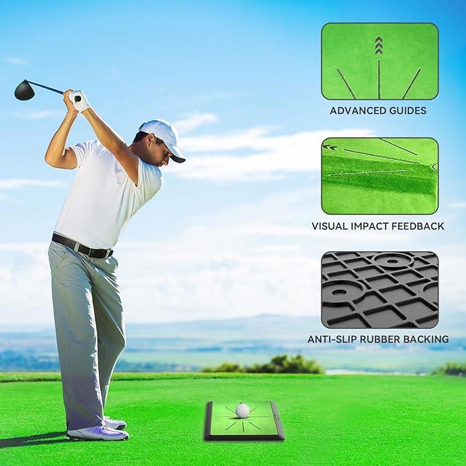 Cosportic Golf Hitting Mat (3)